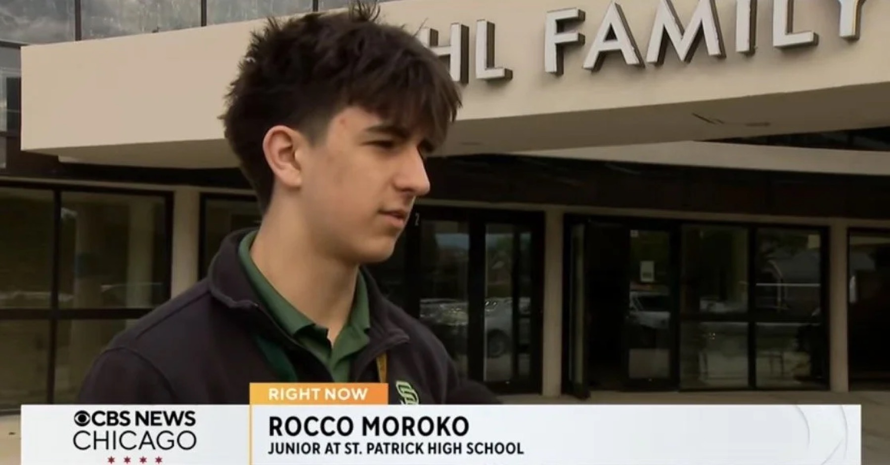 CBS News Chicago interview with Rocco Moroko