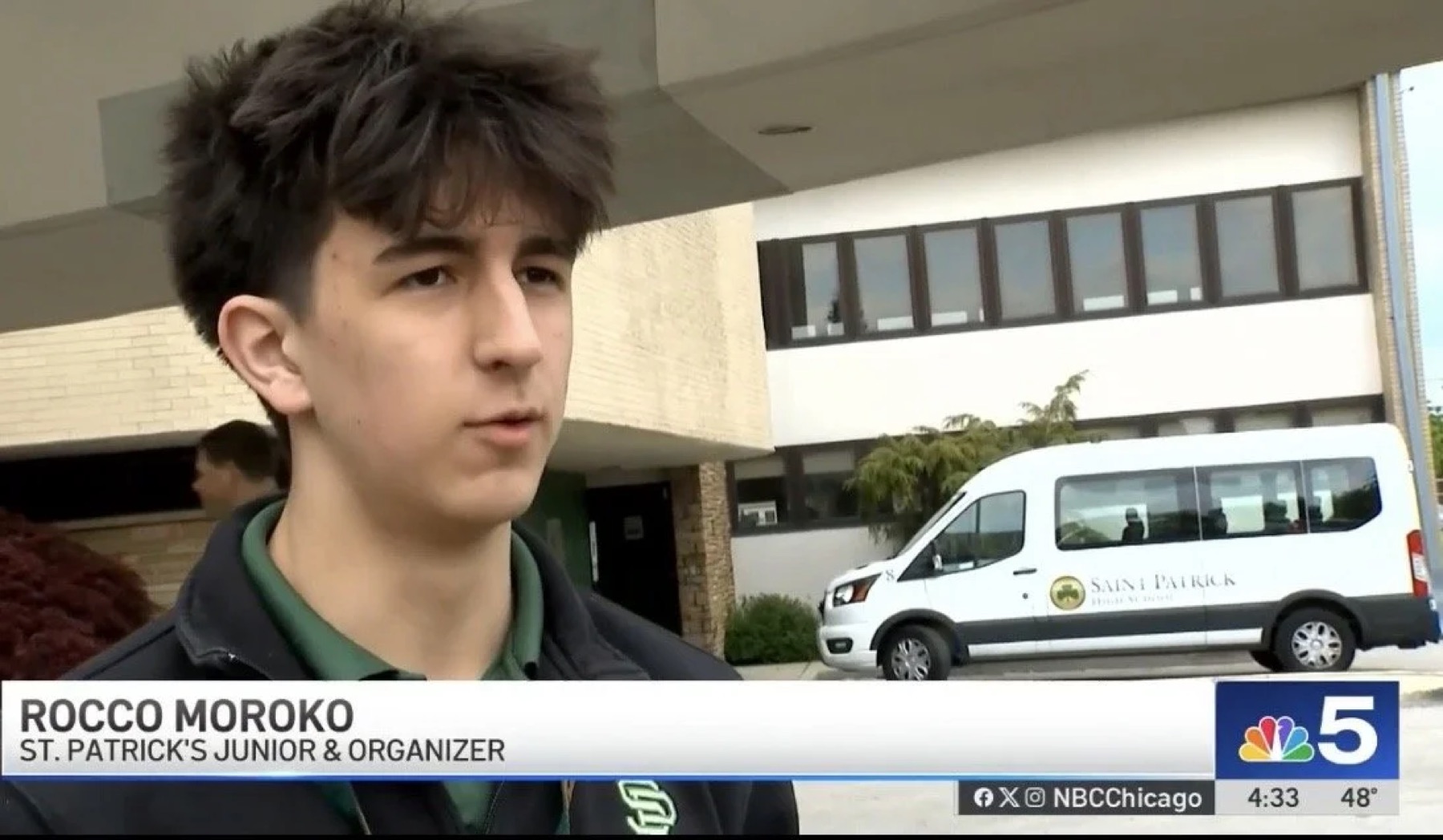NBC 5 Chicago interview with Rocco Moroko